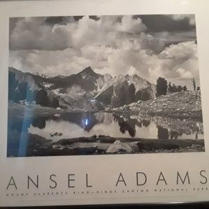Framed Ansel Adams Authorized Edition AA Stamp
